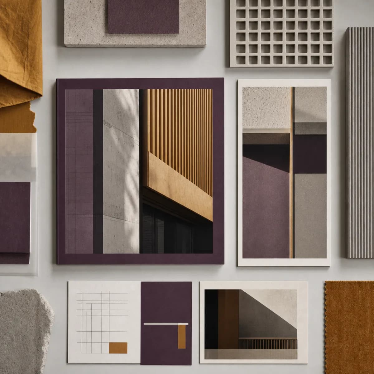 Оригинальная обложка концепта «Деталь здания — Architecture Kit»: крупные фрагменты фасадов, тени и геометрические сетки