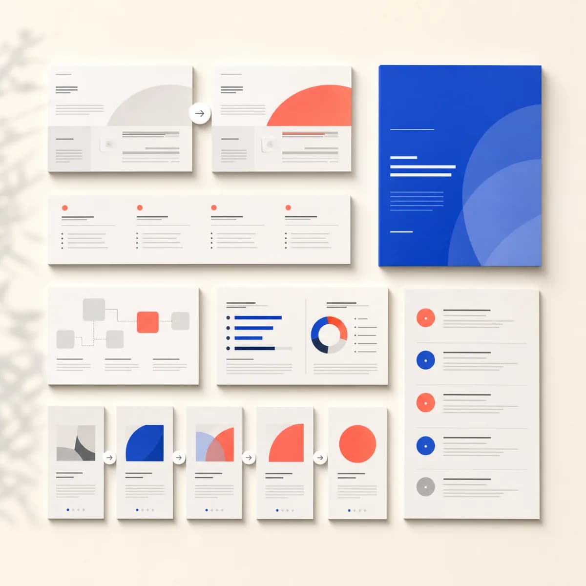 Обложка набора «Что изменилось — Product Update Kit» с примерами включённых макетов